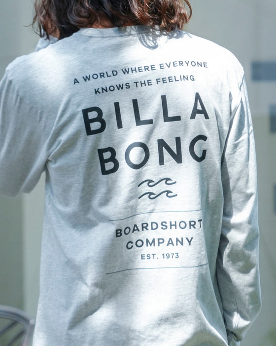 【SALE】BILLABONG メンズ DECAF ロンＴ GRH 【2024年秋冬モデル】