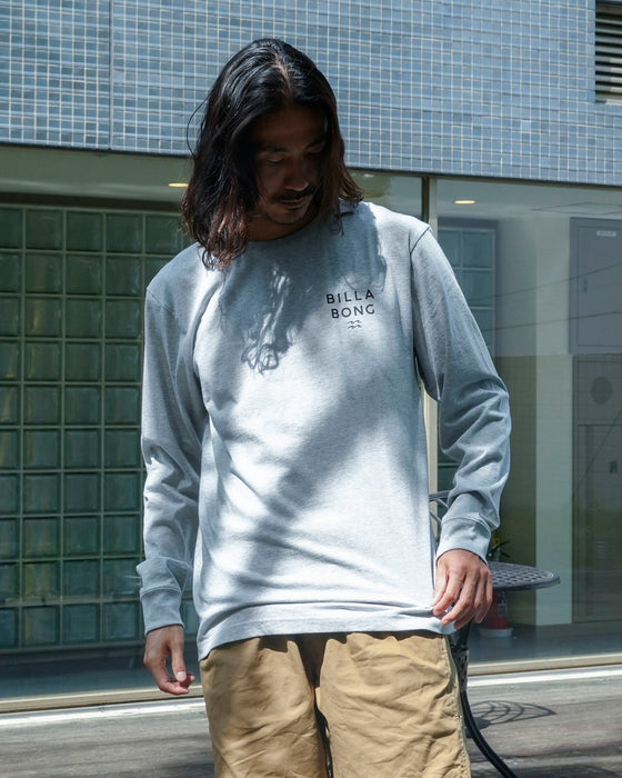 【SALE】BILLABONG メンズ DECAF ロンＴ GRH 【2024年秋冬モデル】