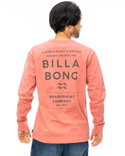 BILLABONG メンズ DECAF ロンＴ LRD 【2024年秋冬モデル】 XL / LRD