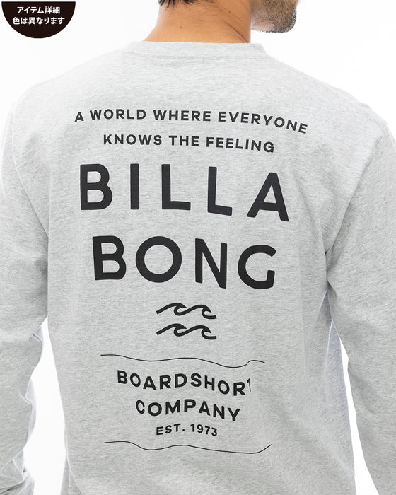 BILLABONG メンズ DECAF ロンＴ WHT 【2024年秋冬モデル】 XL / WHT