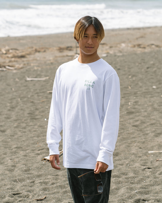 BILLABONG メンズ DECAF ロンＴ WHT 【2024年秋冬モデル】 XL / WHT