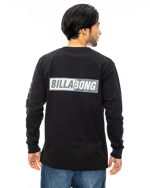 BILLABONG メンズ BACK LOGO ロンＴ BLK 【2024年秋冬モデル】 XL / BLK