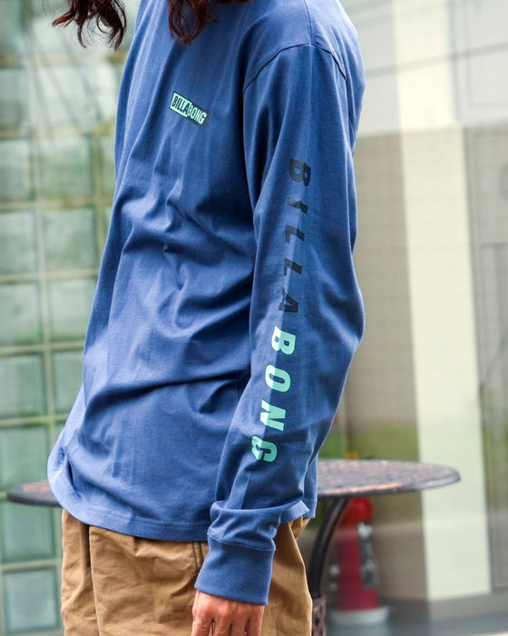 【SALE】BILLABONG メンズ BACK LOGO ロンＴ SLB 【2024年秋冬モデル】