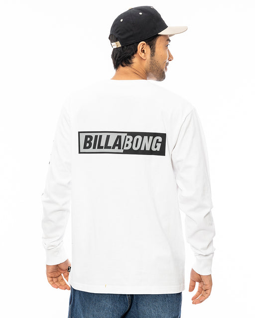 BILLABONG メンズ BACK LOGO ロンＴ WHT 【2024年秋冬モデル】 XL / WHT