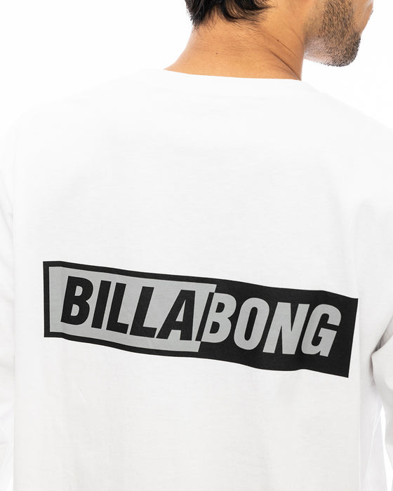 BILLABONG メンズ BACK LOGO ロンＴ WHT 【2024年秋冬モデル】 XL / WHT