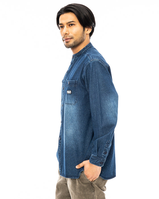 BILLABONG メンズ DENIM SHIRTS 長袖シャツ DIN 【2024年秋冬モデル】 XL / DIN