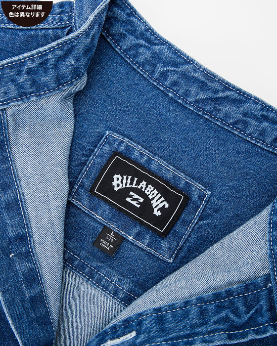 BILLABONG メンズ DENIM SHIRTS 長袖シャツ DIN 【2024年秋冬モデル】 XL / DIN