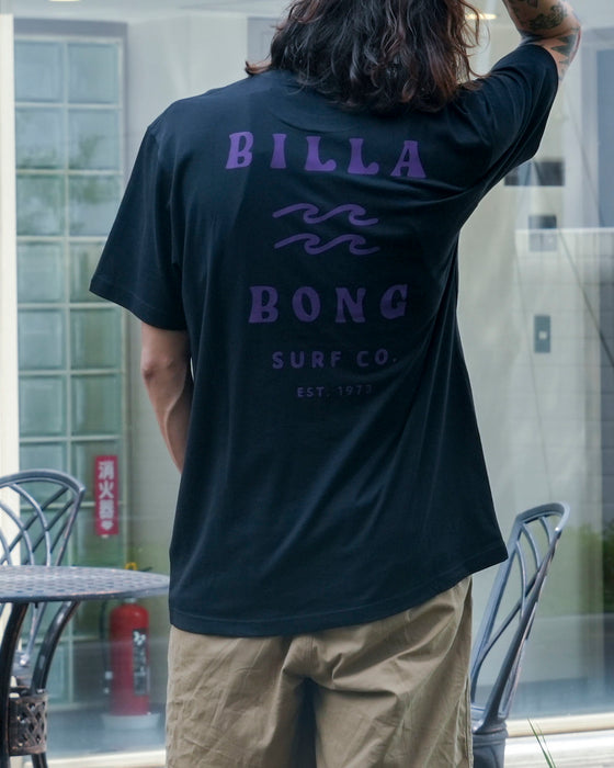 【SALE】BILLABONG メンズ ONE TIME Ｔシャツ BLK 【2024年秋冬モデル】