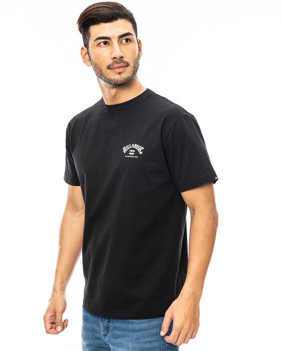 BILLABONG メンズ ARCH SQUARE Ｔシャツ BLK 【2024年秋冬モデル】 XL / BLK