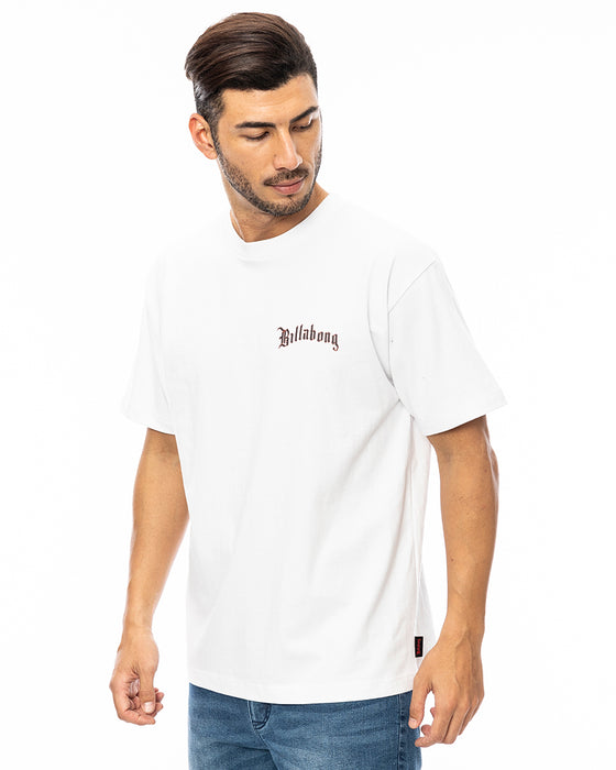 BILLABONG メンズ IMMORTAL TEE Ｔシャツ WHT 【2024年秋冬モデル】 XL / WHT