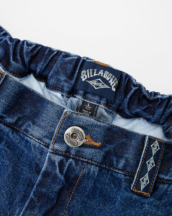 BILLABONG メンズ LAYBACKS DENIM デニムパンツ DIN 【2024年秋冬モデル】 XL / DIN