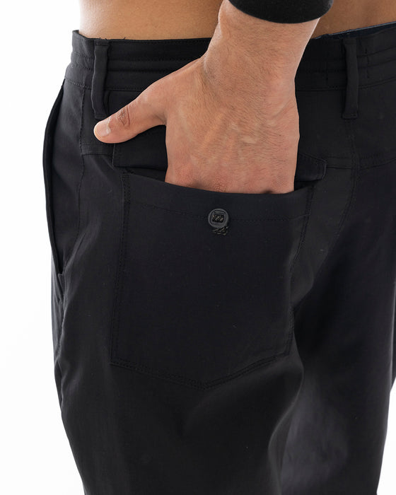 【OUTLET】BILLABONG メンズ SURFTREK PLUS PANT ロングパンツ BLK 【2024年秋冬モデル】