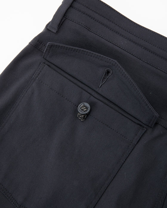【OUTLET】BILLABONG メンズ SURFTREK PLUS PANT ロングパンツ BLK 【2024年秋冬モデル】