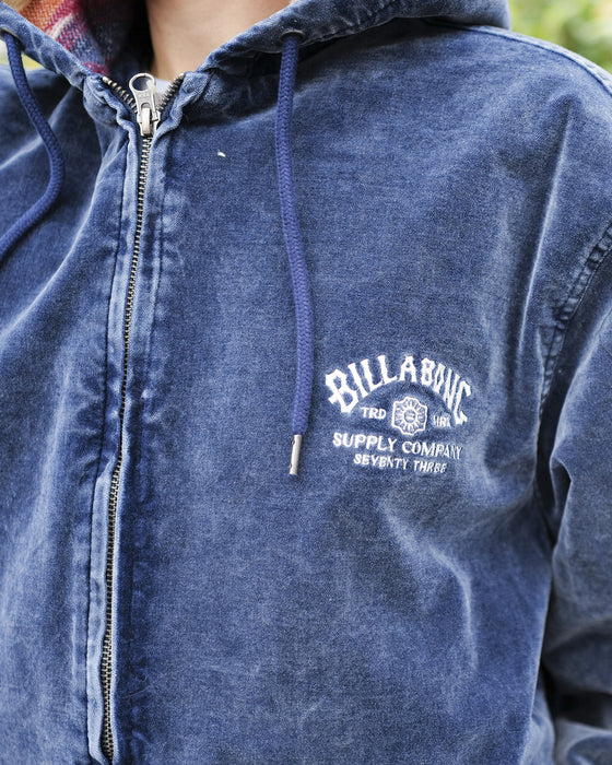 【SALE】BILLABONG メンズ INDIGO VELOUR ジャケット IND 【2024年秋冬モデル】