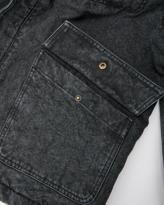 BILLABONG メンズ HEAVY CANVAS ジャケット BLK 【2024年秋冬モデル】 XL / BLK