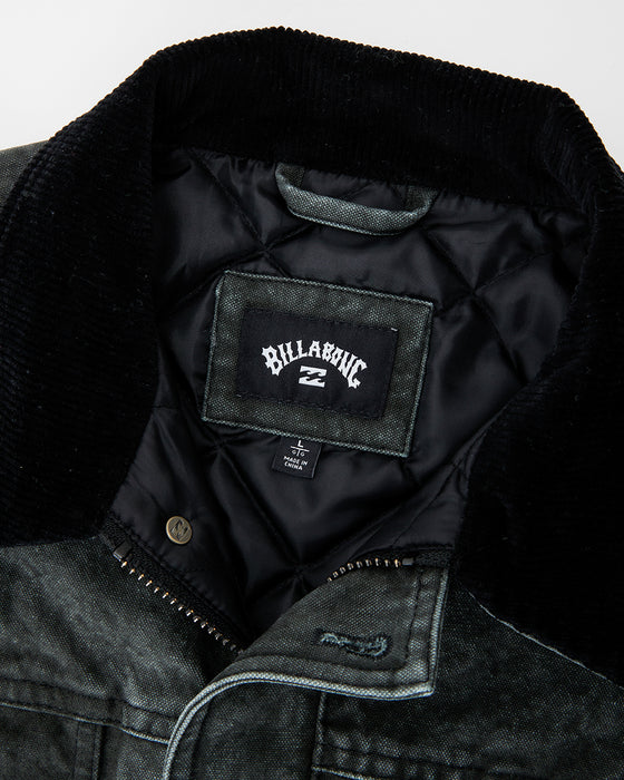BILLABONG メンズ HEAVY CANVAS ジャケット BLK 【2024年秋冬モデル】 XL / BLK
