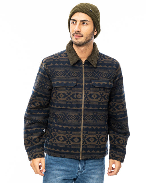 OUTLET】BILLABONG メンズ BARLOW SHERPA ジャケット DBR 【2024年秋冬