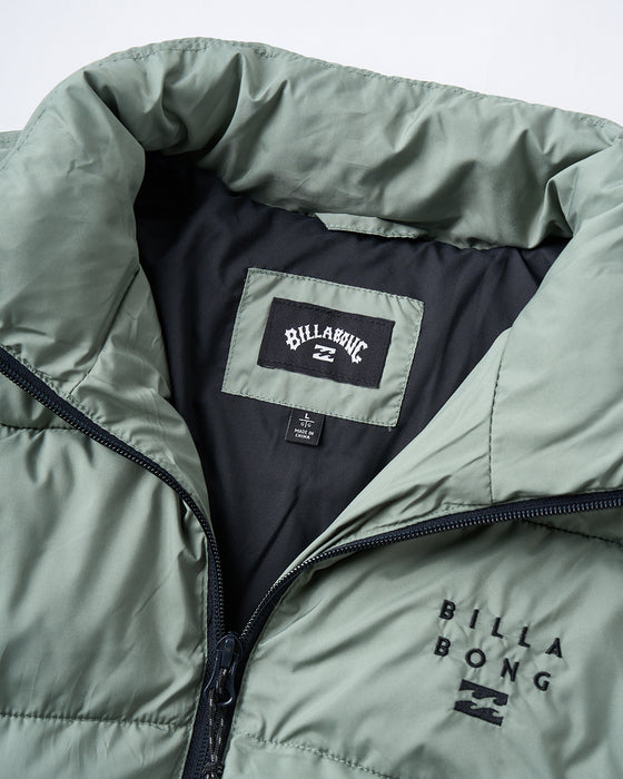 BILLABONG メンズ Y2K PUFF JK ジャケット MIL 【2024年秋冬モデル】 XL / MIL