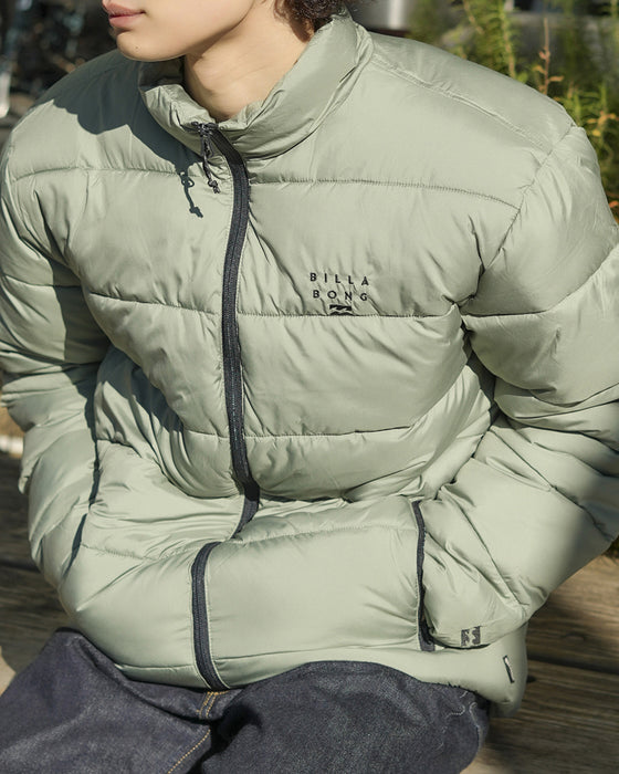 【OUTLET】BILLABONG メンズ Y2K PUFF JK ジャケット MIL 【2024年秋冬モデル】