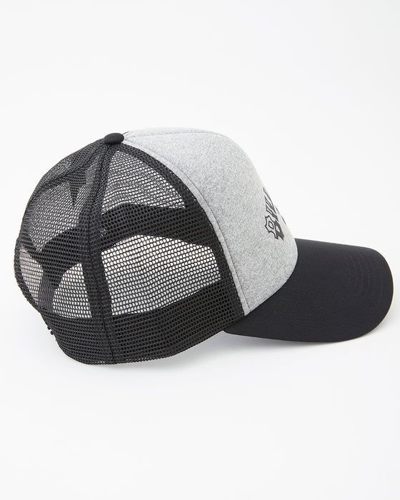 BILLABONG メンズ PODIUM TRUCKER キャップ GRH 【2024年秋冬モデル】 F / GRH
