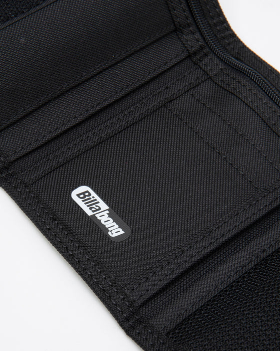 【OUTLET】BILLABONG メンズ ATOM WALLET ウォレット BLK 【2024年秋冬モデル】