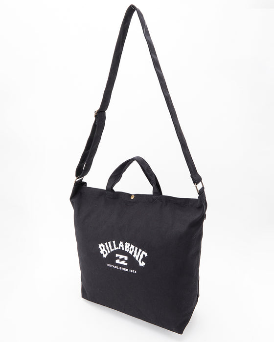 BILLABONG メンズ SHOULDER TOTE BAG バッグ BLK 【2024年秋冬モデル】