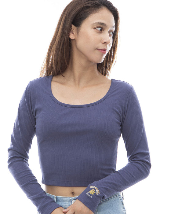 【OUTLET】【直営店限定】BILLABONG レディース 2WAY BABY FIT LS TEE ロンT 【2024年春夏モデル】