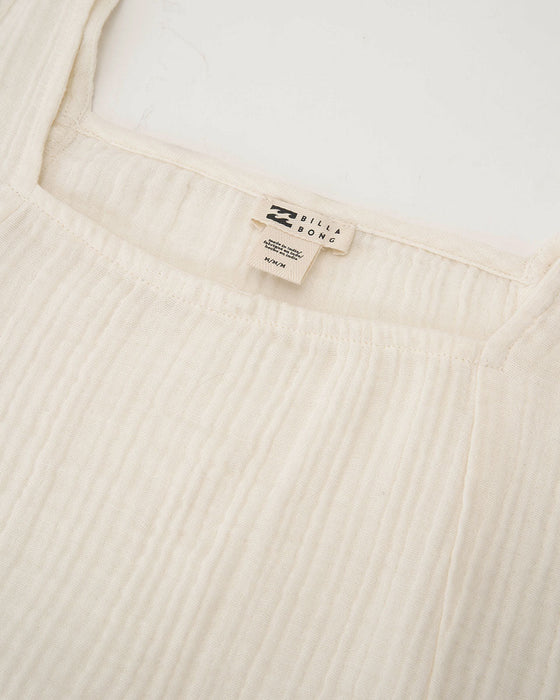【OUTLET】【直営店限定】BILLABONG レディース OPEN SKIES TOP 半袖シャツ 【2024年春夏モデル】