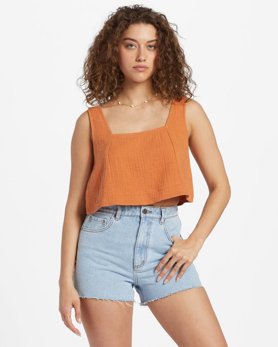 【OUTLET】【直営店限定】BILLABONG レディース OPEN SKIES TOP 半袖シャツ 【2024年春夏モデル】