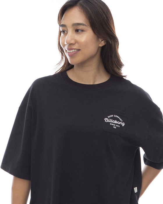 【OUTLET】BILLABONG レディース 【Shino's Favorite Items】 ARCH LOGO CROPPED TEE クロップドＴシャツ 【2024年春夏モデル】