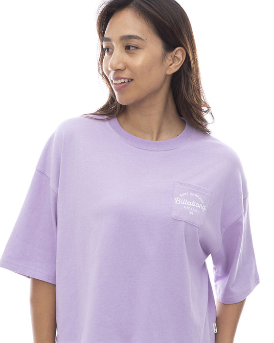 【OUTLET】BILLABONG レディース 【Shino's Favorite Items】 ARCH LOGO CROPPED TEE クロップドＴシャツ 【2024年春夏モデル】