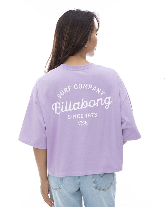 【OUTLET】BILLABONG レディース 【Shino's Favorite Items】 ARCH LOGO CROPPED TEE クロップドＴシャツ 【2024年春夏モデル】