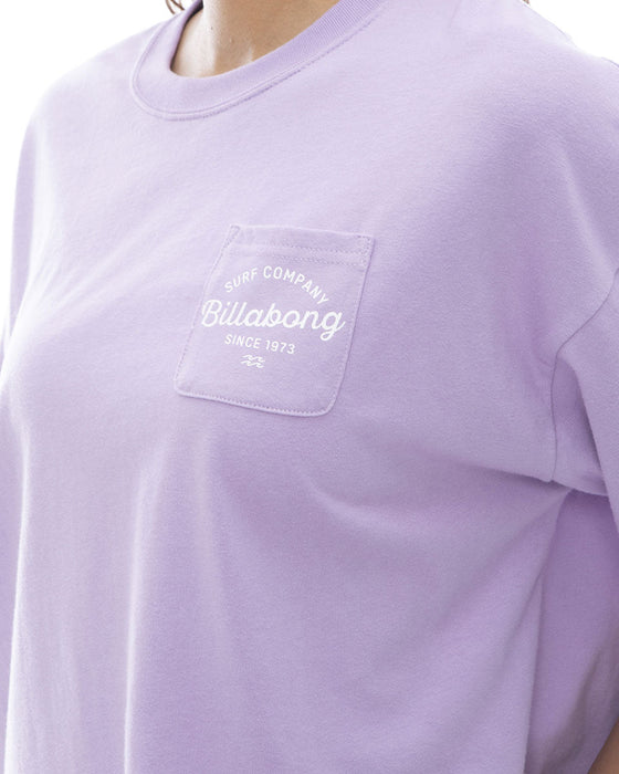 【OUTLET】BILLABONG レディース 【Shino's Favorite Items】 ARCH LOGO CROPPED TEE クロップドＴシャツ 【2024年春夏モデル】