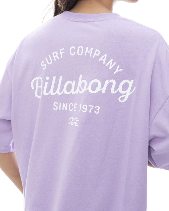 【OUTLET】BILLABONG レディース 【Shino's Favorite Items】 ARCH LOGO CROPPED TEE クロップドＴシャツ 【2024年春夏モデル】