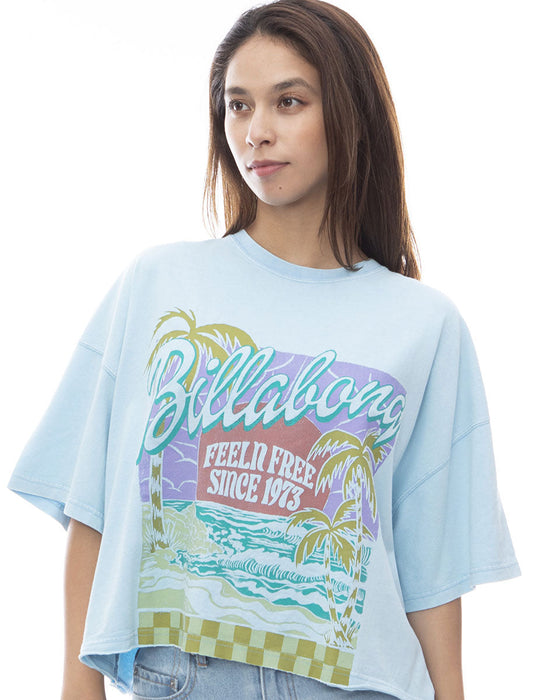 【OUTLET】BILLABONG レディース GRAPHIC CROPPED TEE クロップドＴシャツ 【2024年春夏モデル】
