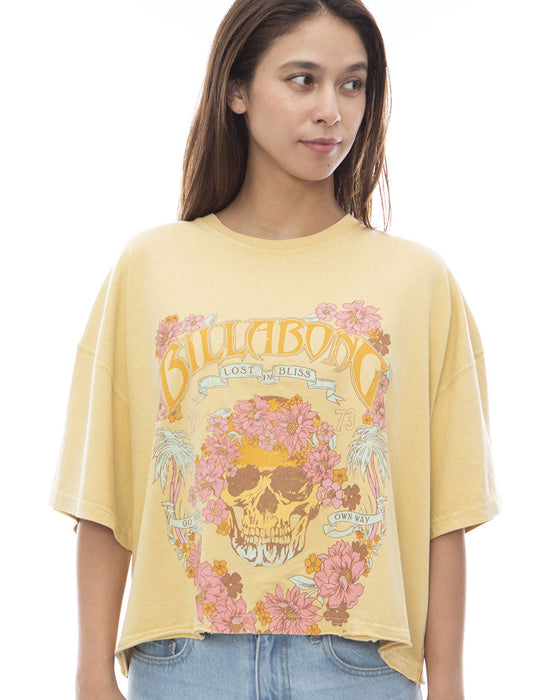 【OUTLET】BILLABONG レディース GRAPHIC CROPPED TEE クロップドＴシャツ 【2024年春夏モデル】