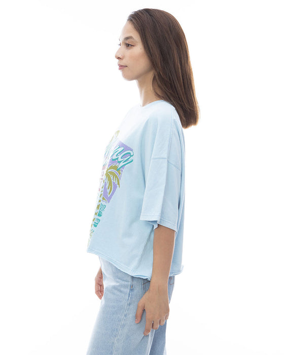 【OUTLET】BILLABONG レディース GRAPHIC CROPPED TEE クロップドＴシャツ 【2024年春夏モデル】