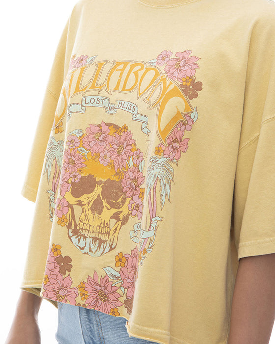 【OUTLET】BILLABONG レディース GRAPHIC CROPPED TEE クロップドＴシャツ 【2024年春夏モデル】