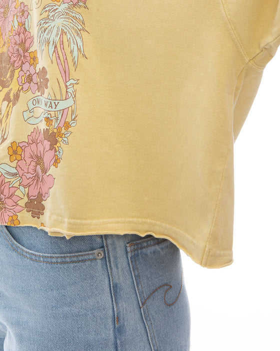 【OUTLET】BILLABONG レディース GRAPHIC CROPPED TEE クロップドＴシャツ 【2024年春夏モデル】