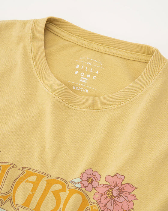 【OUTLET】BILLABONG レディース GRAPHIC CROPPED TEE クロップドＴシャツ 【2024年春夏モデル】