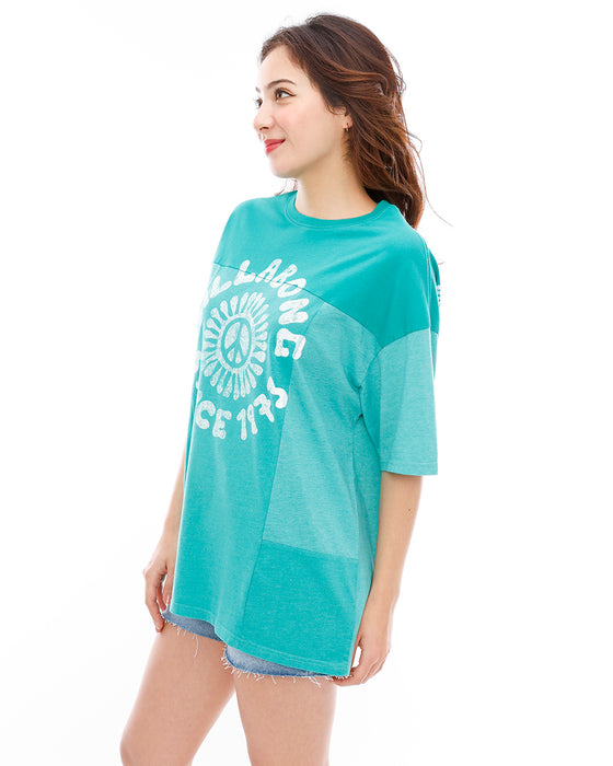 【OUTLET】BILLABONG レディース PEACE OUT LOOSE TEE Ｔシャツ 【2024年春夏モデル】