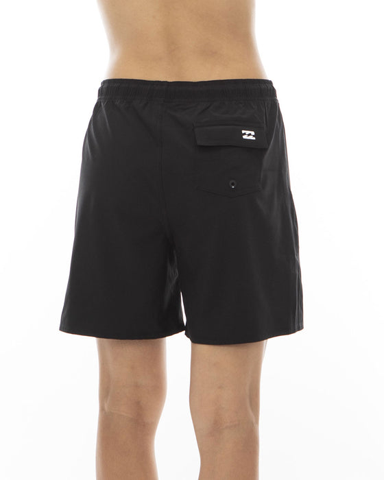 【OUTLET】BILLABONG レディース MIDDLE BOARDSHORTS ボードショーツ/サーフトランクス BLK 【2024年春夏モデル】