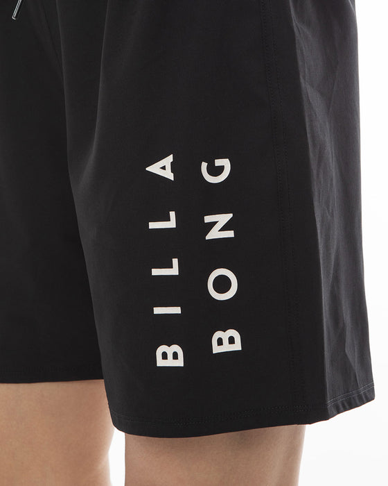 【OUTLET】BILLABONG レディース MIDDLE BOARDSHORTS ボードショーツ/サーフトランクス BLK 【2024年春夏モデル】