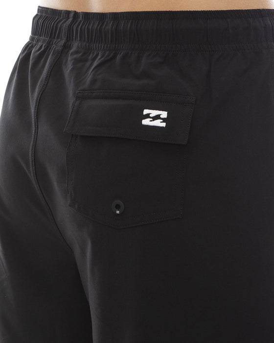 【OUTLET】BILLABONG レディース MIDDLE BOARDSHORTS ボードショーツ/サーフトランクス BLK 【2024年春夏モデル】