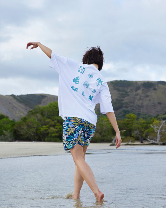 【SALE】BILLABONG レディース 【A/Div.】 ADIV BAGGIES PRINTED MIDDLE SHORTS ボードショーツ/サーフトランクス BSP6 【2024年春夏モデル】