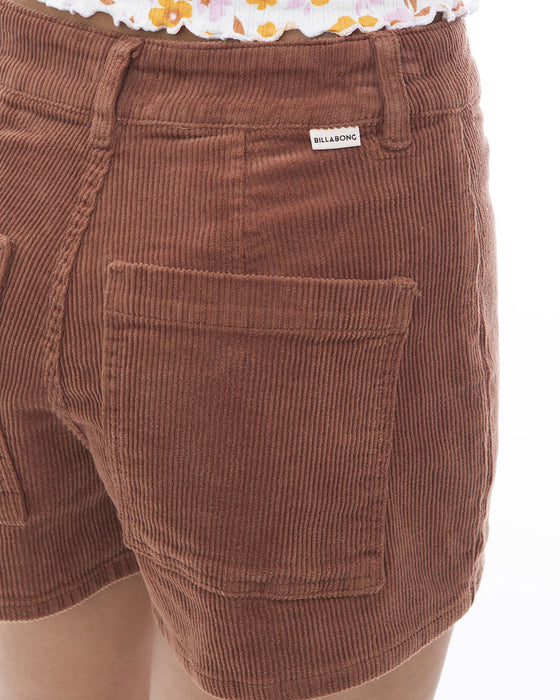 【OUTLET】BILLABONG レディース FREE FALL SHORT CORD ウォークパンツ/ショートパンツ 【2024年春夏モデル】