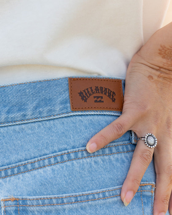 【OUTLET】BILLABONG レディース 【BEACH LOVER JEANS】 FRINGE FLARE DENIM ロングデニムパンツ 【2024年春夏モデル】