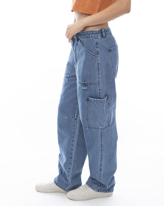 【OUTLET】【直営店限定】BILLABONG レディース LEIA DENIM PANT ロングパンツ 【2024年春夏モデル】