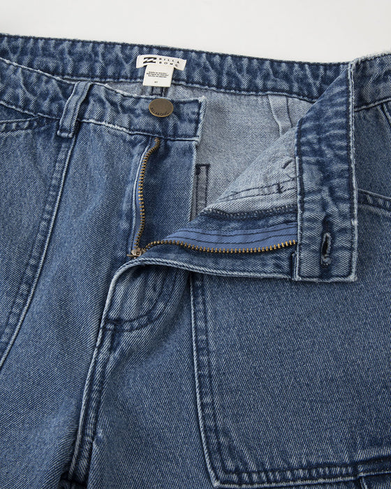 【OUTLET】【直営店限定】BILLABONG レディース LEIA DENIM PANT ロングパンツ 【2024年春夏モデル】