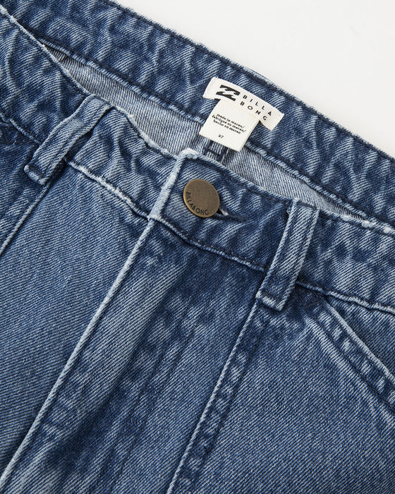 【OUTLET】【直営店限定】BILLABONG レディース LEIA DENIM PANT ロングパンツ 【2024年春夏モデル】